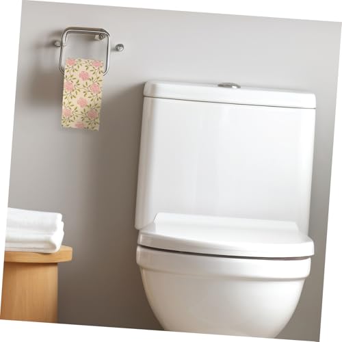 Papel higiénico de bambú natural biodegradable rollos decorativos para baño elegante 6