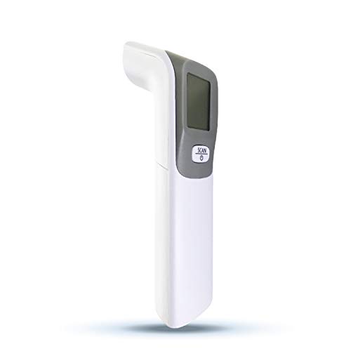 Heavy Duty No Contact Infrared Forehead Thermometer High Caliber Sensor Digital Infrared for No Contact with LCD Display |Medical Hospitals Offices|Adults and Babies| Repetitive Use| Touch Less