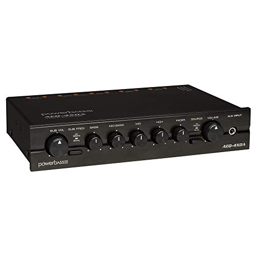 Powerbass AEQ-4XOA 1/2 Din 4 Band Preamp/Equalizer
