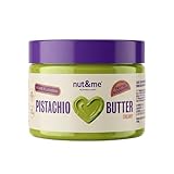 nut&me Crema de Pistacho Cremosa 250 gr - Sin gluten, aceite de palma ni conservantes - Crema para Untar, Sabor Dulce, Ideal para rellenos y con pan, Helado y chocolate Dubai
