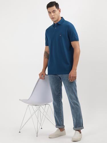 Image of Tommy Hilfiger Men's Cotton Regular Fit Polo T-Shirt
