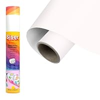 Siser EasyPSV Starling - Weiß Matt 150 x 30 cm Permanent klebendes Vinyl, zur Personalisierung von Objekten und harten Oberflächen, Cutter Plotter kompatibel, spülmaschinenfest