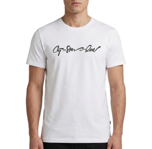 T-Shirt Homme G-Star G-Script R T idéal pour un look urbain chic