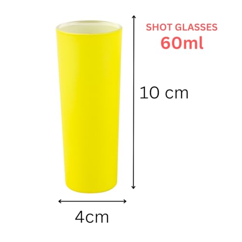 Image of Bar Box Shot Glasses (Set of 2) (Yellow)
