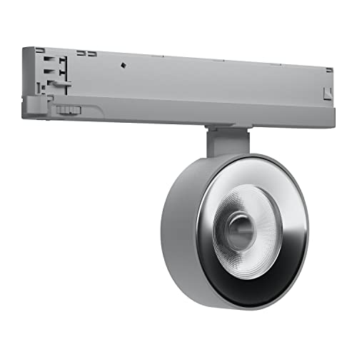 Spot LED Lum LEDVANCE TR SP COM D100 28W 940 gris en aluminium