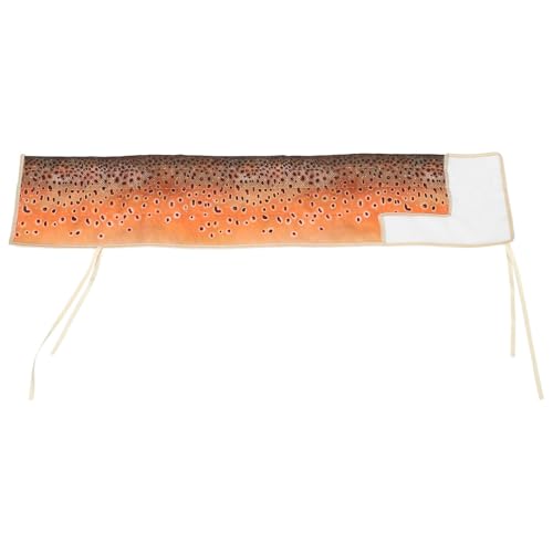 Healvian Estuche Protector para Cañas de Pesca 4 Compartimentos Resistente al Desgarro Bolsa Portátil para Transporte y Almacenamiento de Cañas de Mosca y Spinning Adecuado para Pesca