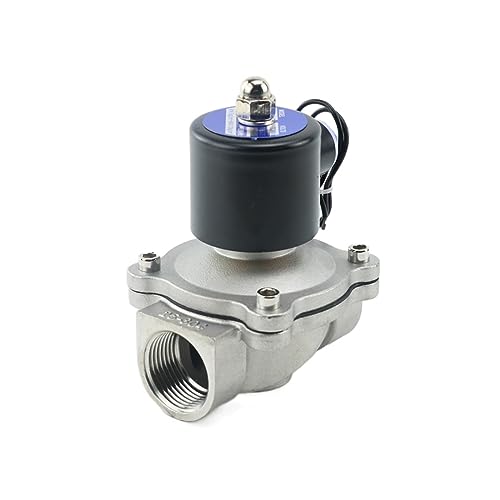 Électrovanne normalement fermée DN15 DC24V en acier inoxydable pour eau