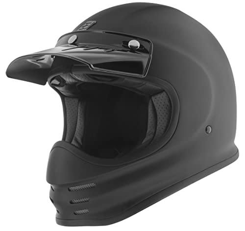 Bogotto V381 Casco in vetroresina, nero opaco, XL
