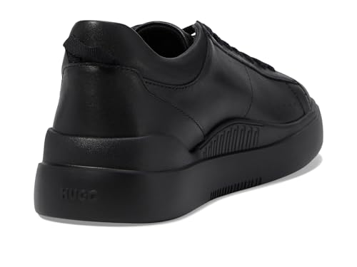 Image of Hugo Mens Cupsole Leather Lace Up Sneaker