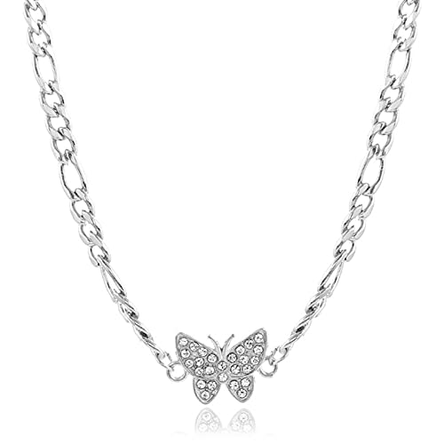Collier lettre D en acier pour homme et femme style hip hop