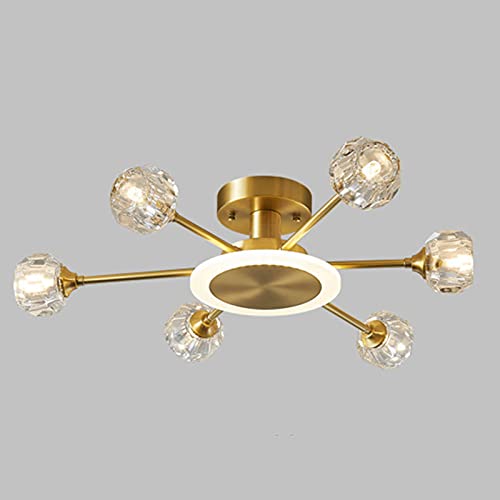 Lampe de salon scandinave chaleureux et plafonnier G9 maison