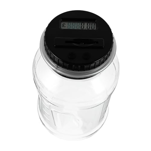 ERINGOGO Hucha Transparente De Estilo Cubo Banco De Monedas para Ahorro Divertido y Práctico para Hogar Color Aleatorio para Aprender Contar Monedas