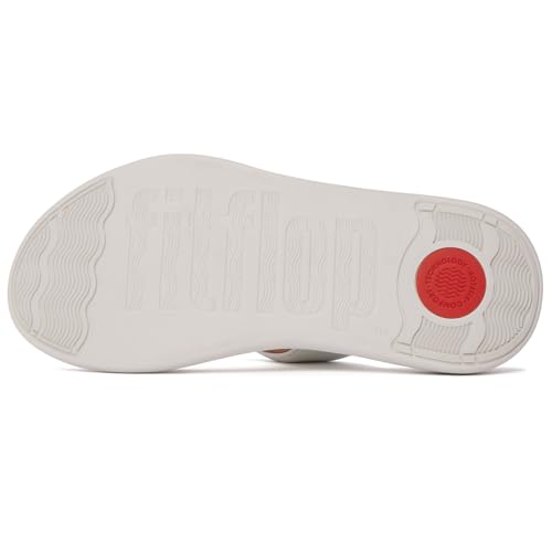 Image of FitFlop womens F-mode Go Adjustable Flatform Toe-post Sandals