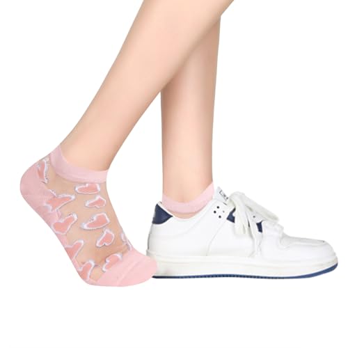Image of Benefeet Sox Womens Sheer Socks Girls Lace Mesh Ankle Socks Transparent See Through Summer Sock Ultra Thin Nylon Short Sock