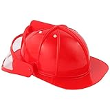 Ce chapeau de pompier est conçu pour satisfaire l'intérêt des enfants pour devenir pompier.