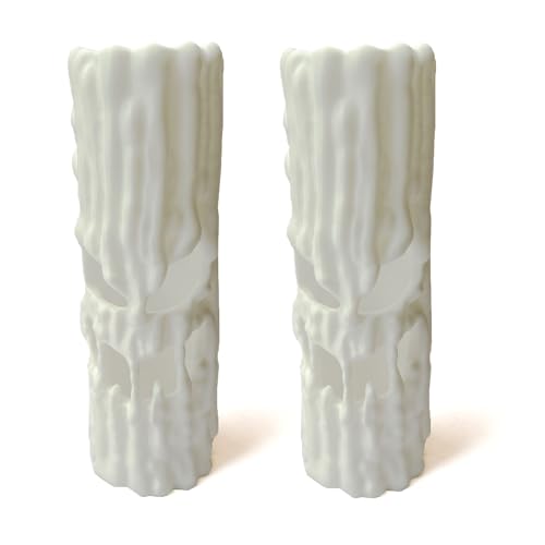 Bougies effrayantes Halloween lot de 2 pour créer une ambiance sombre de maison hantée