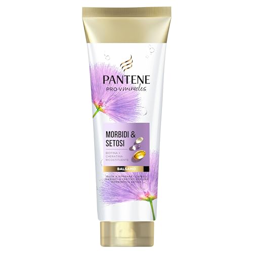 Acondicionador Pantene Suave y Sedoso con Biotina y Queratina Reparadora 160 ml. El acondicionador Pro-V Miracles ayuda a reparar el cabello seco, dañado, sobreprocesado o con mechas. Nutre el cabello.