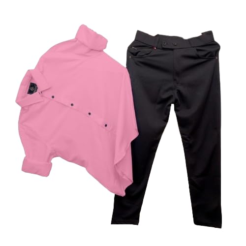 Image of Men's Cotton Solid Full Sleeves Regular Fit Shirt and Pant