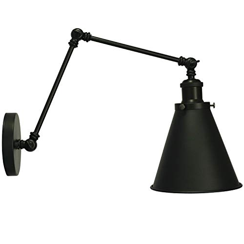 Dzsumy Industrial Black Wall Sconce Angle Adjustable Decorative Modern Farmhouse Wall Mount Light Sconces Wall Lamp Set Of 2 #TOP2