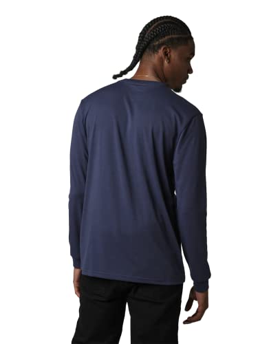 Fox Racing Men's Standard Pinnacle Long Sleeve Tech Tee, Heather Deep Cobalt, Large #TOP1