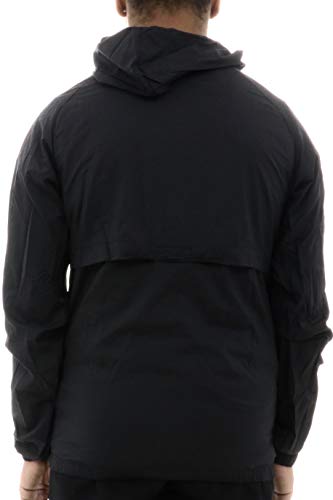 Champion Men's Anorak Windbreaker, Black w/Shadow Script, Small3