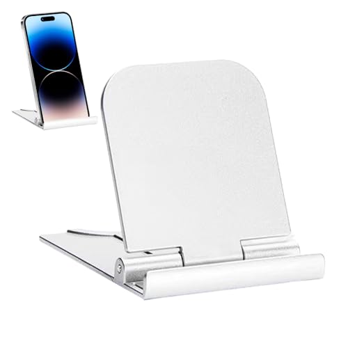 Faltbarer Tablet -Ständer - ABS -Einstellbarer Tablet -Schreibtischhalterdesign mit Stabiler Basisfunktion | Leichter Tabllet Tragbarer Standstil mit kompaktem Falten | Handy -Wiege für Schreibtisch,