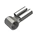 Burndy FL1425X03D Fingrip Flag-Style Female Bare Quick Disconnect, 14-16 Wire Range, 0.250 x 0.032 NEMA Tab Size, 0.25" Width, 0.67" Length (Pack of 100)