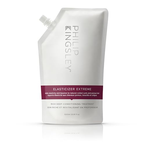 PHILIP-KINGSLEY-Elasticizer-Extreme-Deep-Conditioning-Hair-Mask-Repair-Treatment-Pre-Shampoo-Deep-Conditioning-Mask-Reduces-BreakageFrizz-for-Dry-Damaged-Curly-Hair-338oz-Refill-Pouch PHILIP KINGSLEY | Elasticizer Extreme | Deep Conditioning Hair Mask Repair Treatment | Pre-Shampoo Deep Conditioning Mask | Reduces Breakage/Frizz for Dry, Damaged, Curly Hair | 33.8oz Refill Pouch - Image 1
