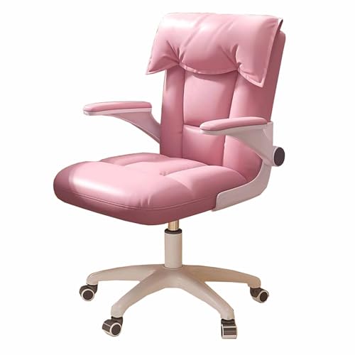 Silla de oficina con soporte lumbar, diseño giratorio para juegos, estudio y trabajo, asiento cómodo ajustable