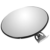 iplusmile Sicherheitsspiegel Weitwinkel mit Konvexer Linse 30cm Verkehrsspiegel für Belebte...