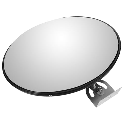 Miroir de sécurité convexe 30cm éliminateur d'angles morts grand angle ABS