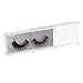 Stockroom Plus Empty Clear Eyelash Storage Case - Protect & Organize False Eyelashes - Store Magnetic Lashes & Lash Clusters - Travel Makeup Case Organizer - 30 Pack, Silver, 4.4 x 2 in