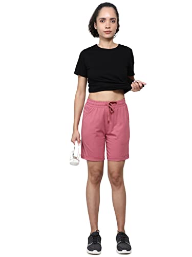 Image of Jockey AW23 Women's Super Combed Cotton Rich Regular Fit Shorts with Side Pockets