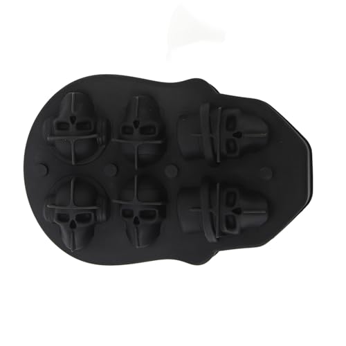 Molde para cubos de hielo 3D calavera de silicona Garosa miniatura 7
