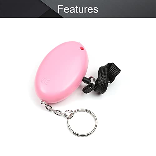 Image of Othmro 2 Pack 120DB Personal Alarm with LED Lights, Emergency Safety Alarm for Women, Men, Children, Elderly Pink