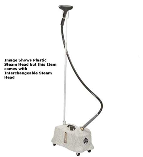 Clothing Steamer,Handheld Steamer,Fabric Steam,Portable Steamer,Jiffy Steamer in Gray Interchangeable Steam Head with Hose