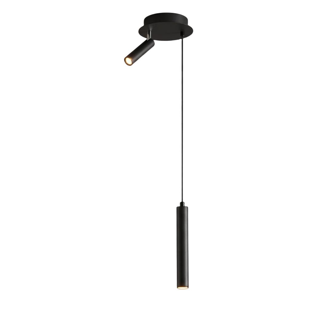Lampa wisząca LED Nowoczesna lampa wisząca 2 źródła światła obrotowy reflektor 360° kreatywny żyrandol ciepłe światło do salonu, sypialni, jadalni
