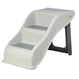 TRIXIE Lightweight 3-Step Pet Stairs, Gray