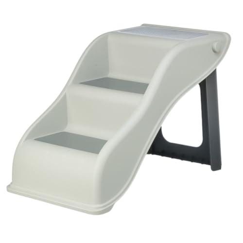 TRIXIE 39475 TREPPE, KUNSTSTOFF, 34 × 39 × 54 CM, HELLGRAU