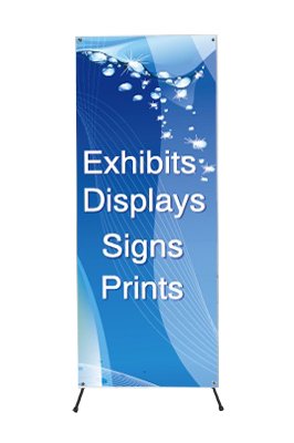 Sign Talk 24" X 63" X Banner Stand Easy Install 1Pcs #TOP5