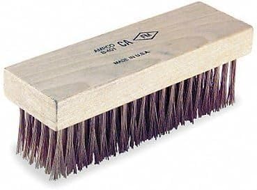 Nonsparking Scratch Brush, Bronze, 6 Rows