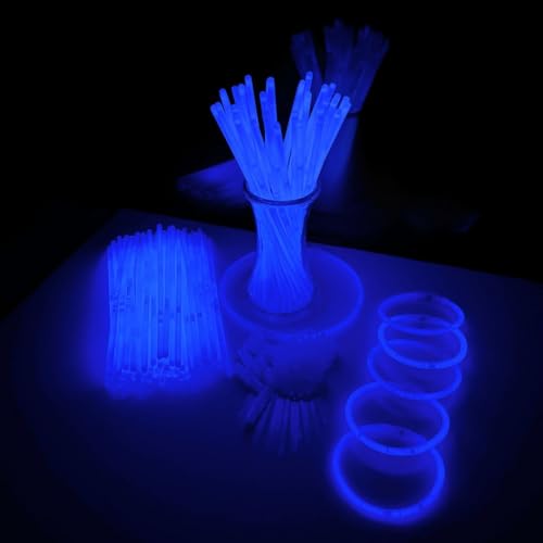 KNIXS 100 barras fluorescente, calidad profesional desde hace más de 10 años, nota alemana: 1,6, además 100 x conectores 3D y 2 conectores circulares extra, 6 colores mezclados