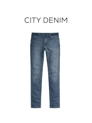 Image of Minus One Slim Fit Stretchable Mid Rise Jeans for Men | Mens Denim Cotton Pants | Stylish Ankle Length Jean