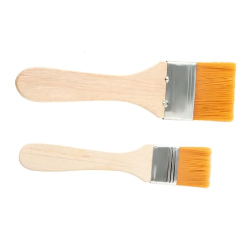 POPETPOP 2pcs Nylon Basting Brush for Cooking and Baking Versatile Sauce Brush for Bbq and Marinade for Indoor and Outdoor Grilling
