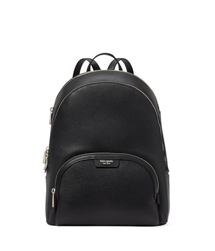 kate spade new york Hudson Pebbled Leather Large Backpack, Black