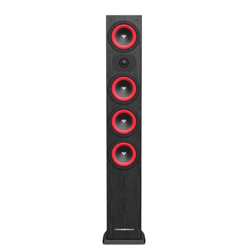Image of CERWIN-VEGA! Home Audio LA44B 4 inch 280 Watts 3-Way Tower Speakers (Black)