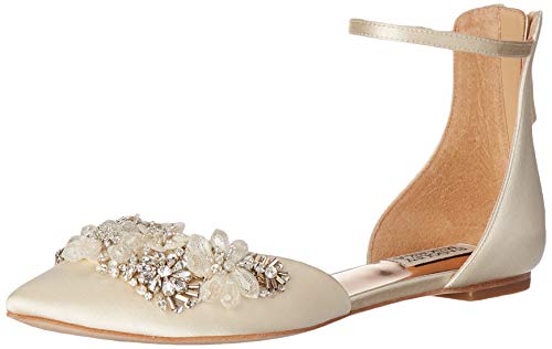 badgley mischka abby ankle strap flat