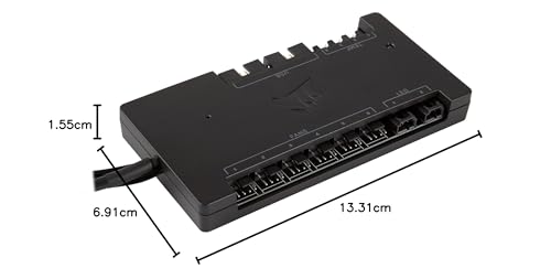 Corsair COMMANDER PRO Ventilateur Numérique Et Contrôleur D'Ã‰clairage RGB, 2 Ans De Garantie Noir