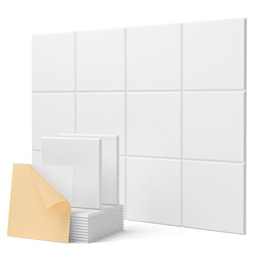 Pannelli Fonoassorbenti Adesivi 12 Pezzi Pannelli Insonorizzanti alta densità Pannello Fonoassorbente per Trattamento acustico Podcasting, Studi di Registrazione 30 X 30 X 0.9cm