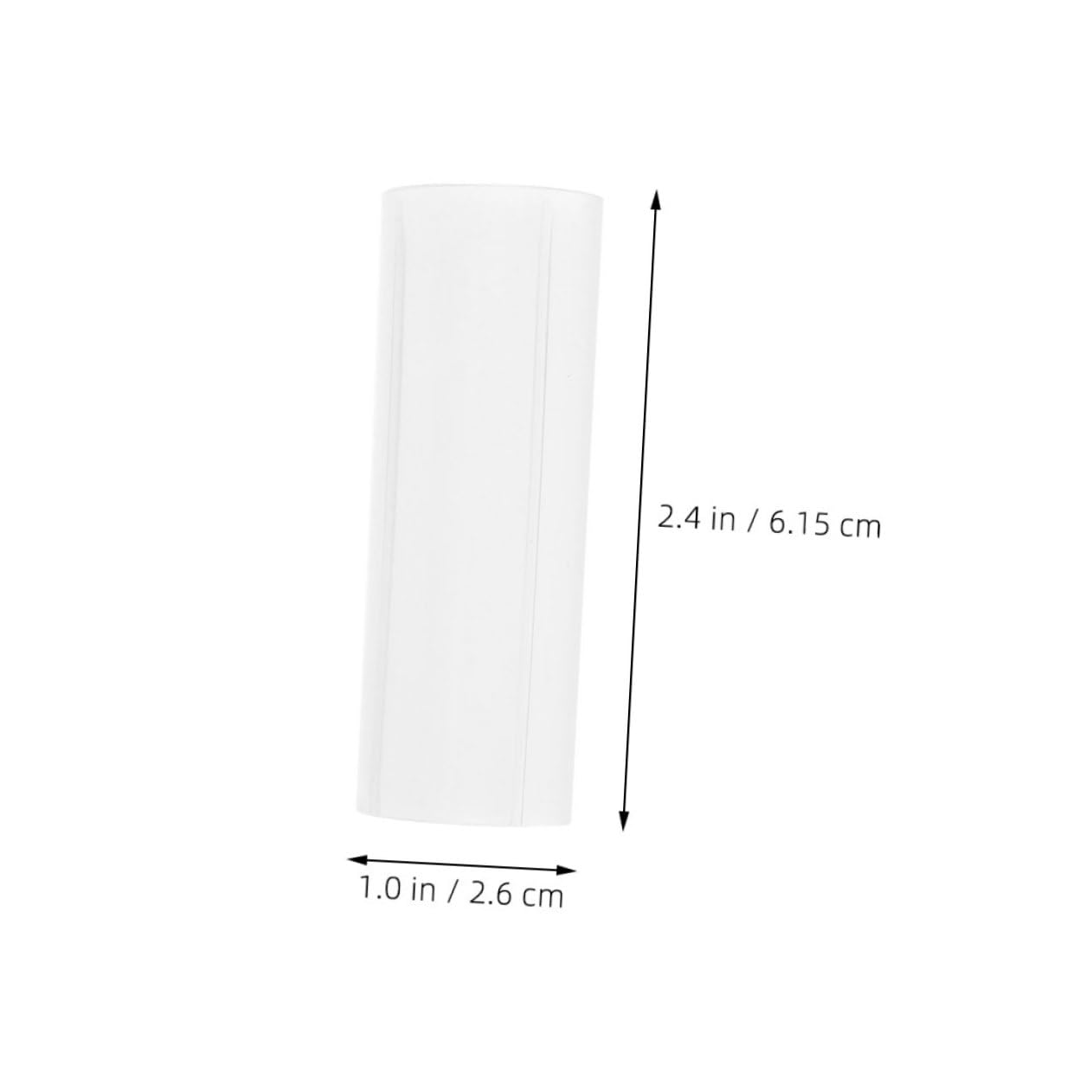 IWOWHERO Battery Protective Tube Set 20pcs Plastic Sleeves for Flashlights Insulation Cases for 26650 to 18650 Batteries